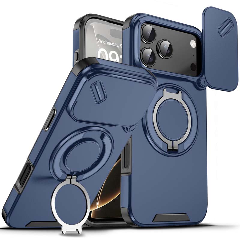🔥Mágneses telefontok gyűrűs állvánnyal iPhone-hoz✨